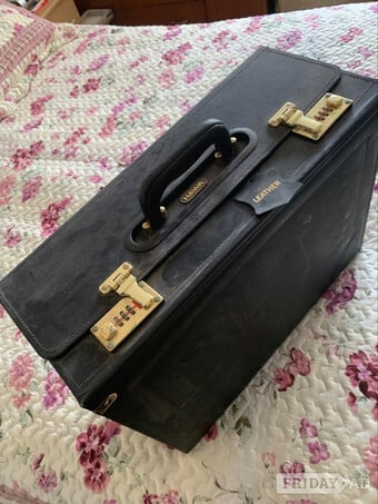 Large Hawa Leather Executive Business Case/Unused