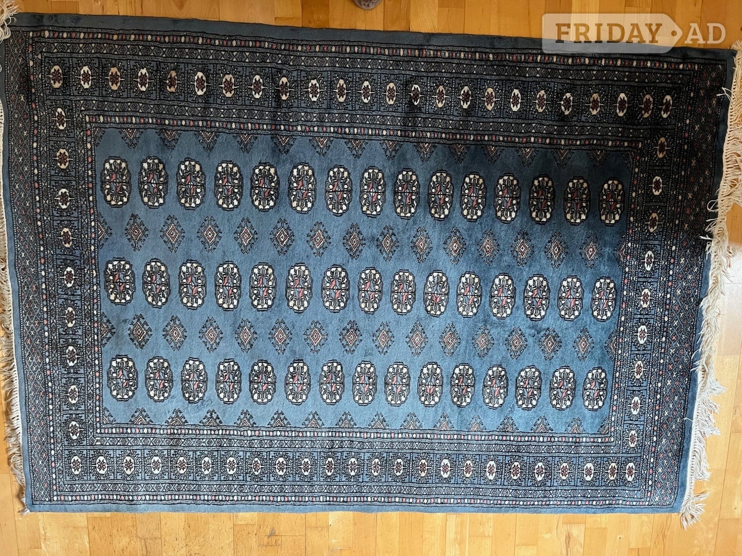 Bokhara Design Rug in Blue