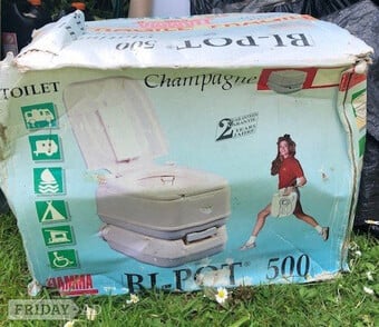 Bi Pot Portable Toilet 500 
