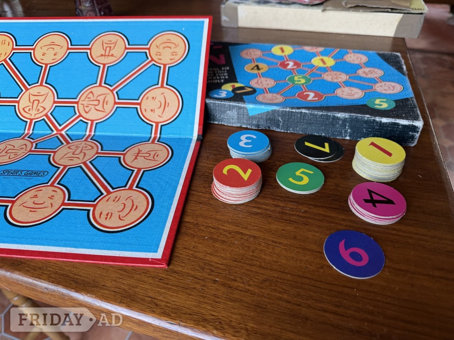 Rare Vintage 1970s Tot-Ten Spear's Board Game  - Hobbies & Leisure