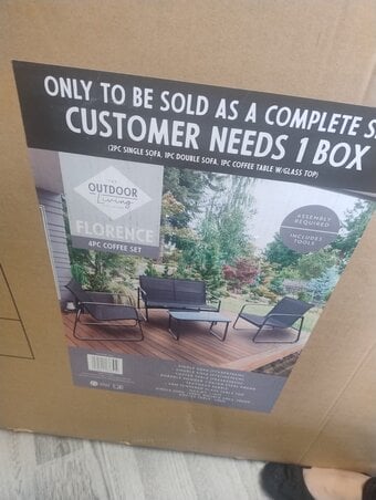 Garden furniture set