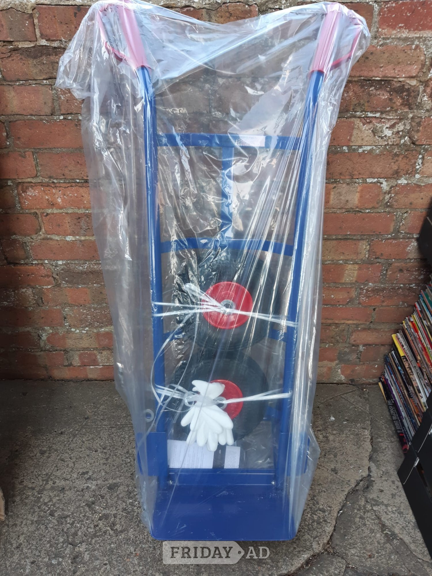 Metal Sack trolley - blue - brand new in box