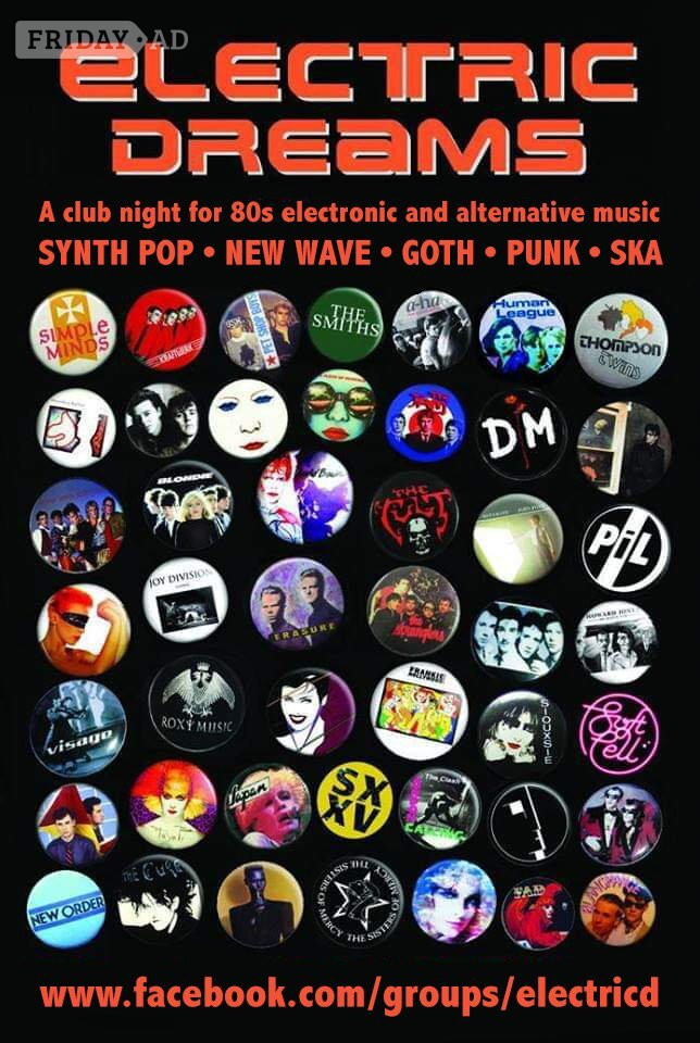 ELECTRIC DREAMS (80s electronic/alternative club) in London
