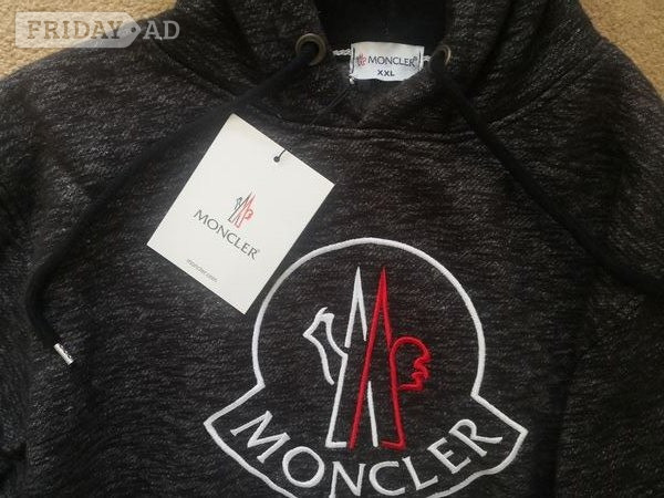 Lewisham MONCLER Embroidered Hooded Cotton Sweatshirt. Brand new, unused.