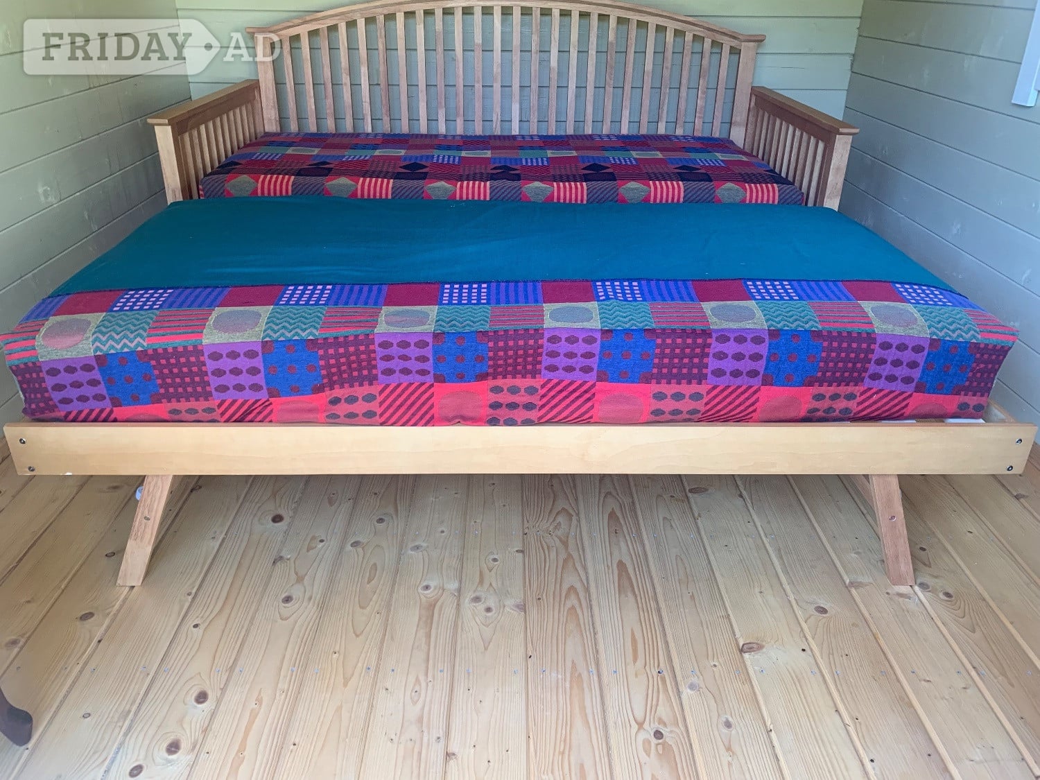 Worthing "Madrid"  Single Day Bed & Single Trundle with 2 mattesses