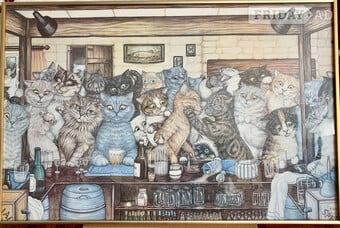 Framed Picture of Cats