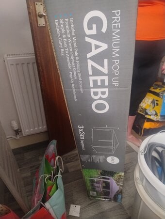 Boxed large gazebo 