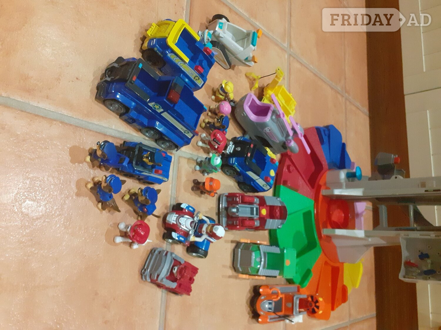 paw patrol look out tower with collection cars etc  - Baby & Kids in Brighton