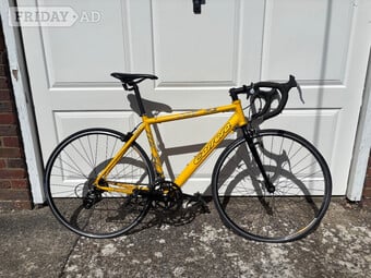 Carrera Virtuoso lightweight frame in bright yellow