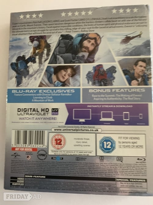 Reigate `Everest` Based  on the incredible true story. Blue Ray