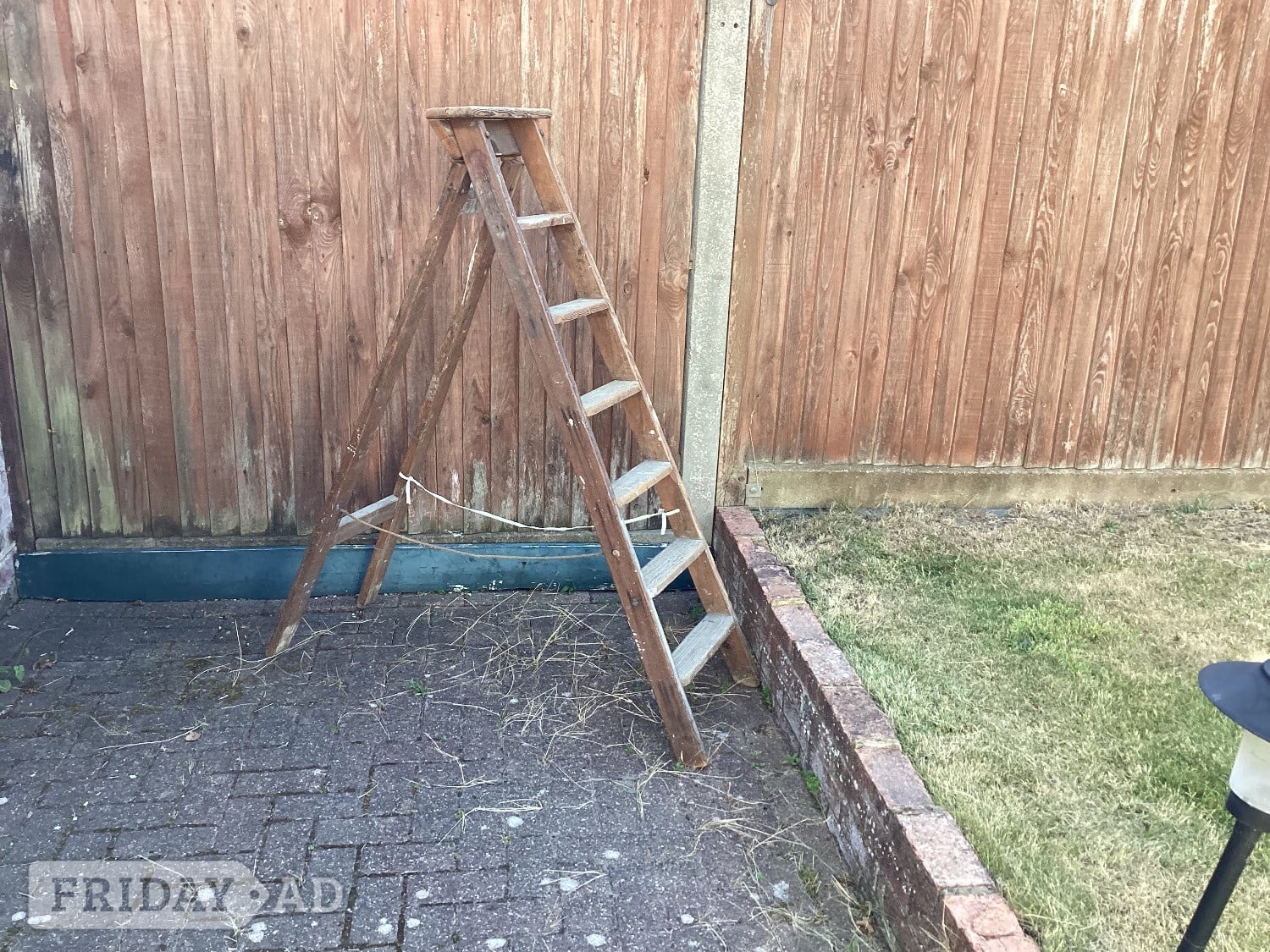 Vintage wooden step ladder in Shoreham-By-Sea