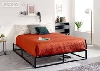 Double - Platform Metal Bedframe 