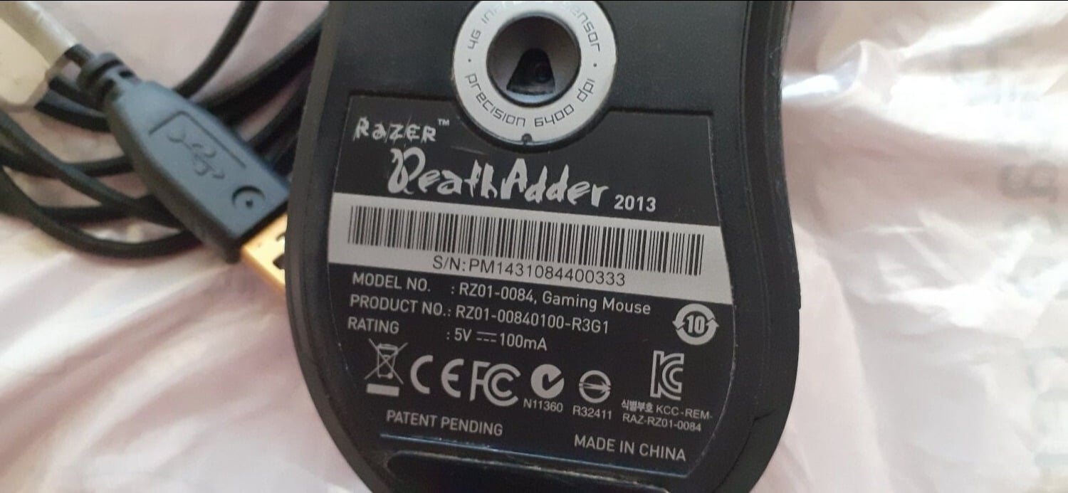 RAZOR GAMING MOUSE - Death Adder