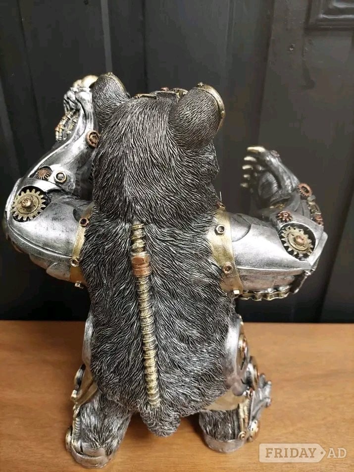 Lewisham Large steampunk bear ornament