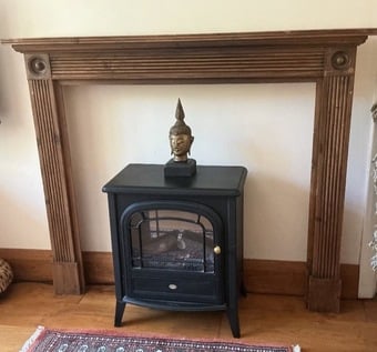 Wooden fire surround