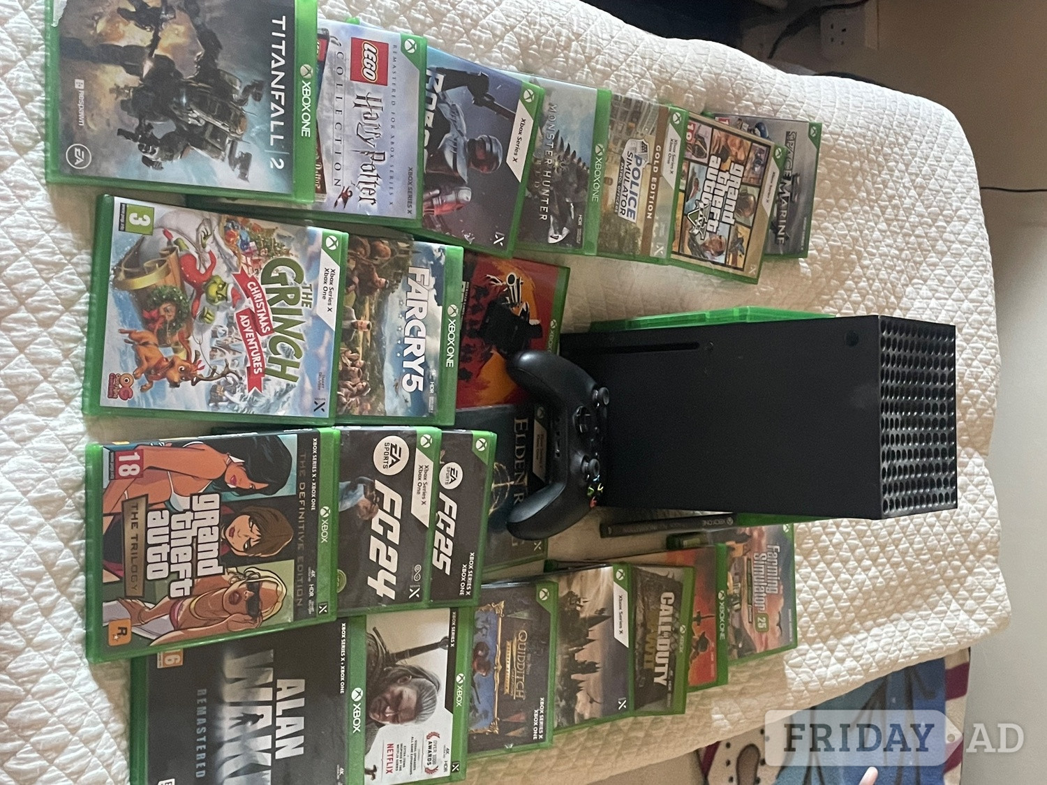 Xbox series x plus games 