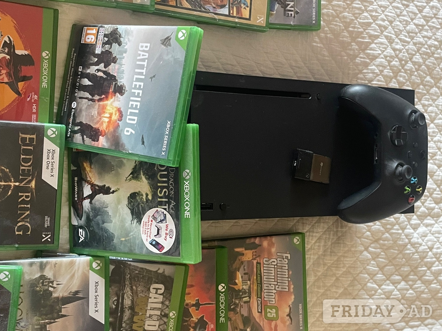 Battle Xbox series x plus games 