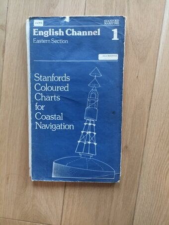 Stanford chart for navigation. English channel East