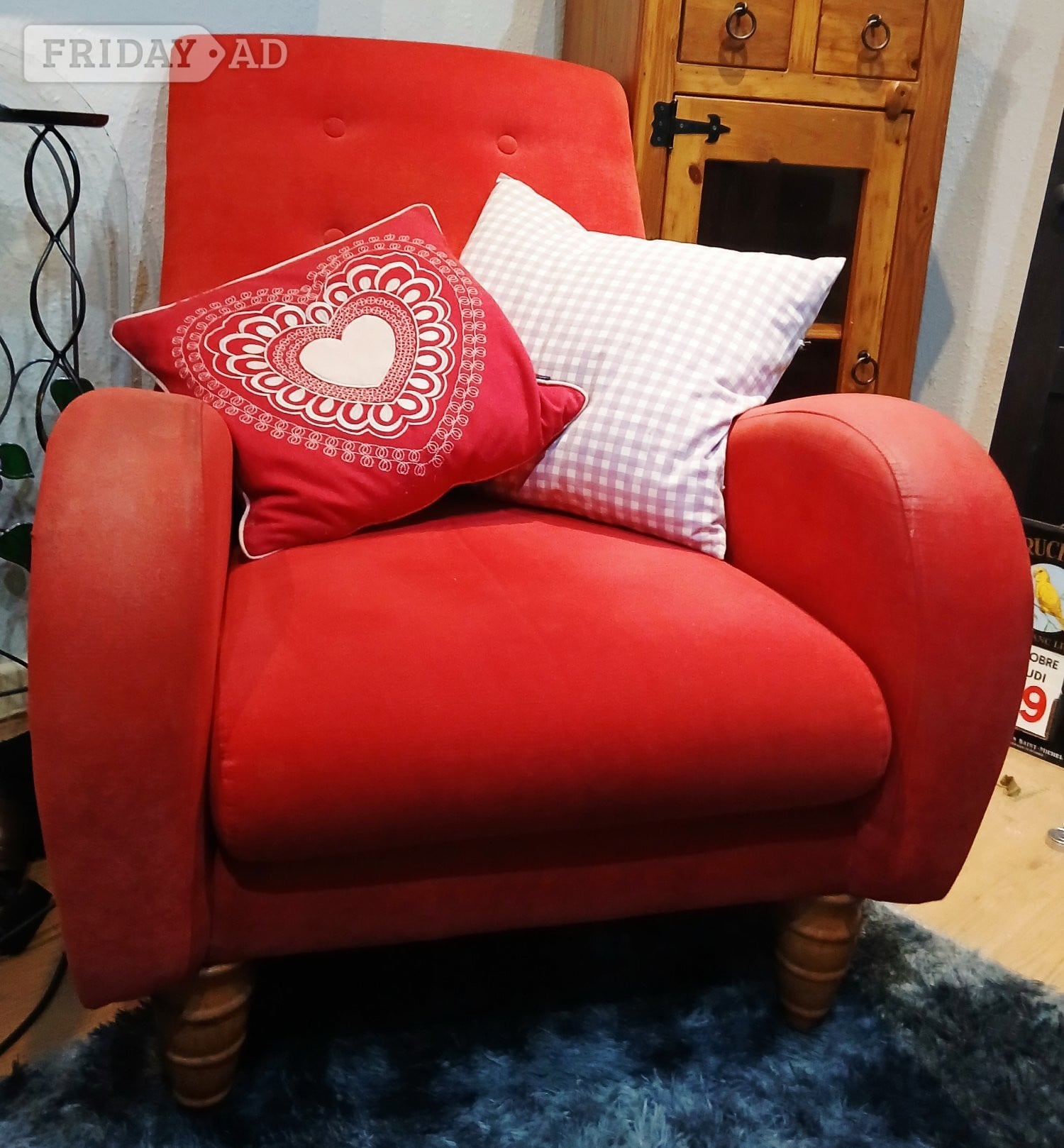 Red DFS Armchair  in Preston