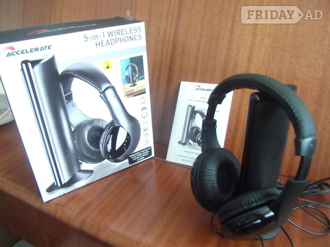 Cheltenham ACCELERATE 5-IN-1 WIRELESS HEADPHONES WITH BUILT IN RECEIVER