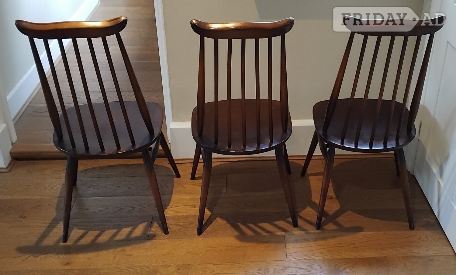 Ercol Dining Chairs, 3 Available, £135 each