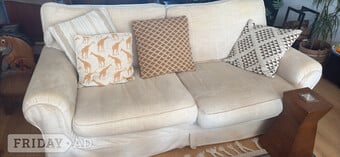 free. Cream large two seater sofa Laura ashley Free to collector 