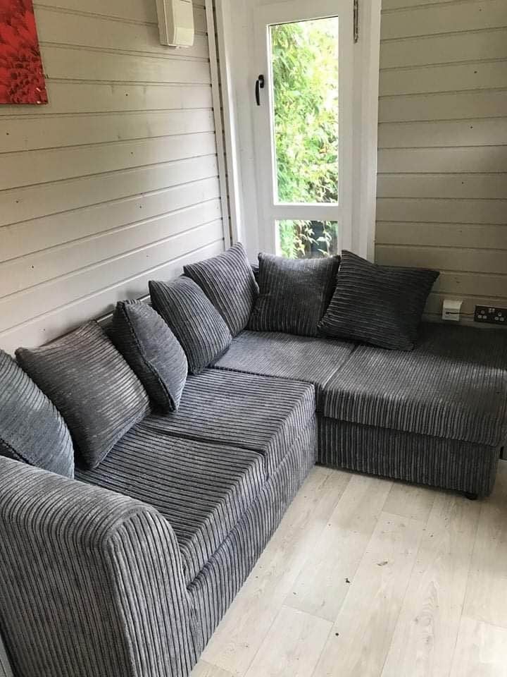 Luxury Brand New  4 Seater Corner Sofa with Footstool - Furniture in Bolton