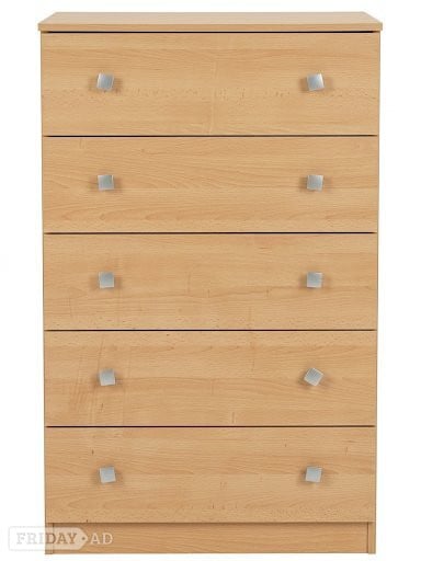 STYLISH 5-DRAWER CHEST - PRICED TO CLEAR- MUST GO in Peterborough