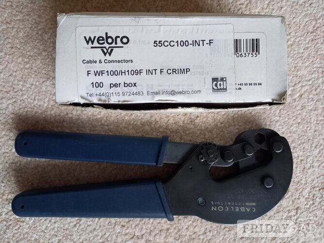 Cablecon F Plug Crimp tool