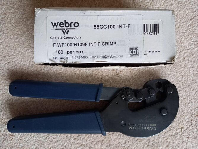 Cablecon F Plug Crimp tool