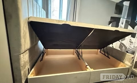 Rotherham DOUBLE - DELUXE LINED SIDE LIFT DIVAN OTTOMAN