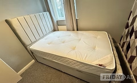 DOUBLE - DELUXE LINED SIDE LIFT DIVAN OTTOMAN - Furniture in Rotherham