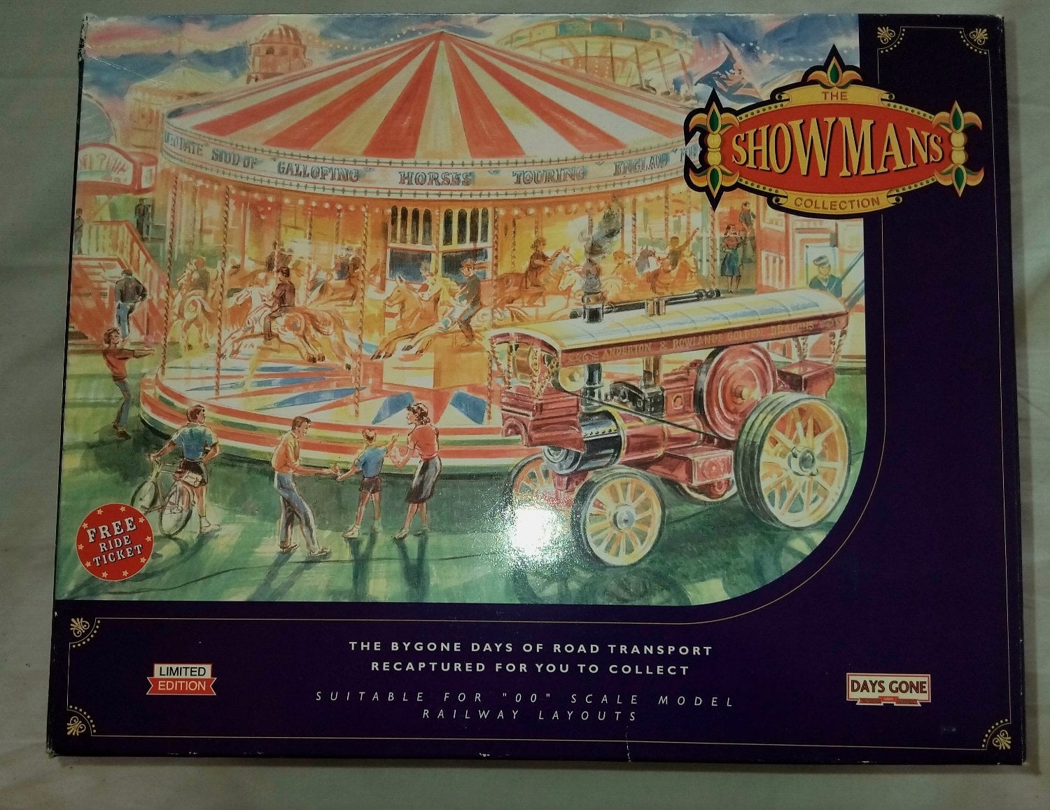 MODEL LLEDO"SHOWMANS COLLECTION AR1002 Steam Wagon & Cardboard C