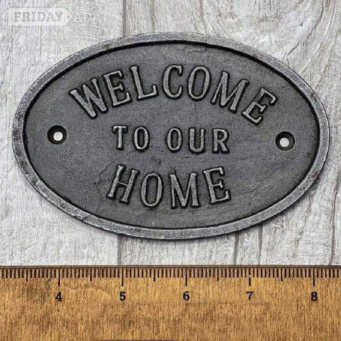 Cast Iron Wall Plaques and Hooks - Home Decor