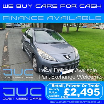Peugeot 207 1.4 Sport (Manual Petrol) 59 Reg 2010 59,604 Miles