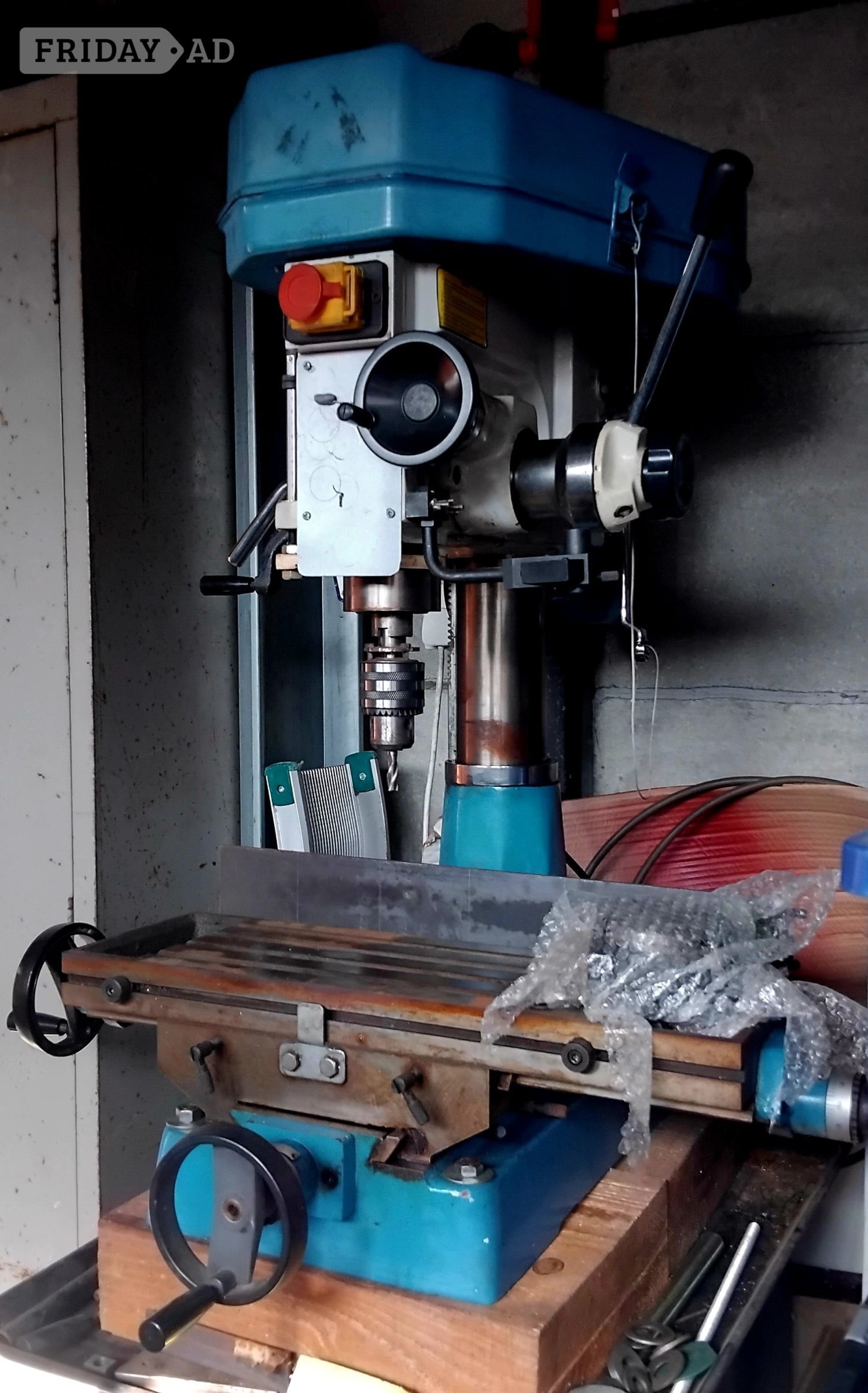 MILLING DRILLING MACHINE USED CHESTER E25 WITH STAND, EXTRAS in Fareham