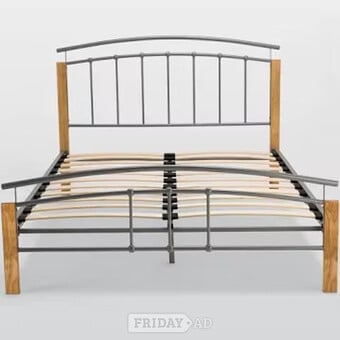 DOUBLE - TETRAS WOOD/ METAL BEDFRAME