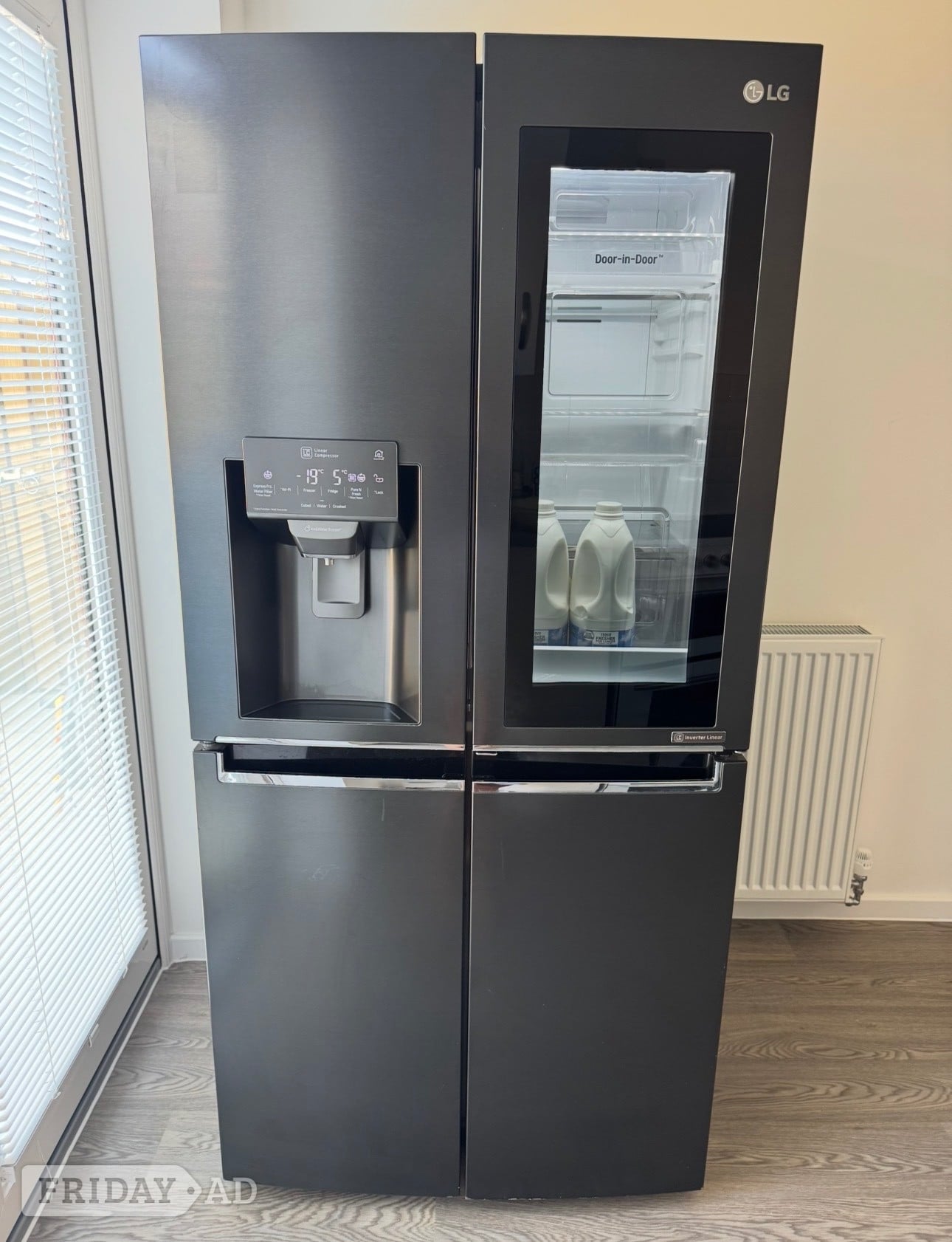 LG Insta view fridge freezer 