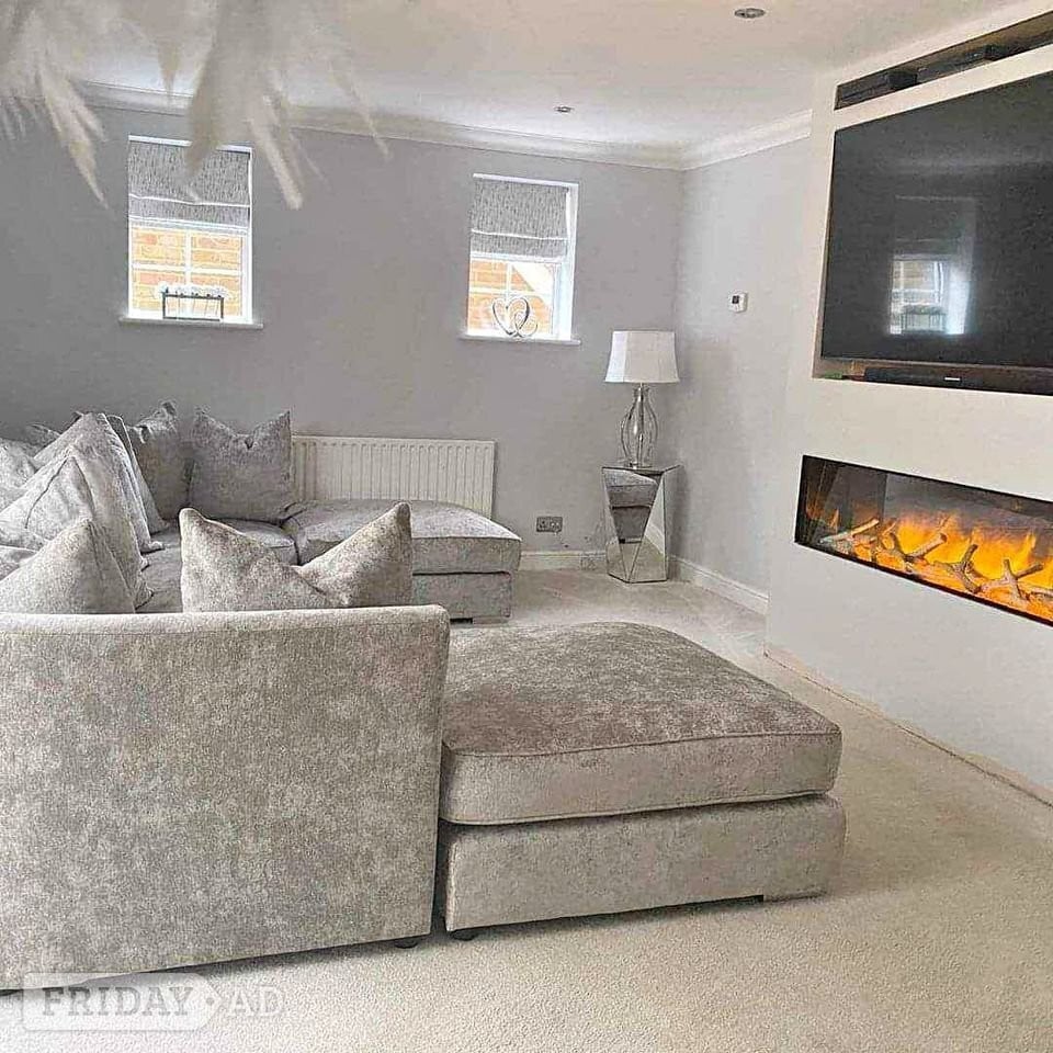 ✨Luxurious Grey U Shape Sofa | West Bromwich | Same Day Delivery