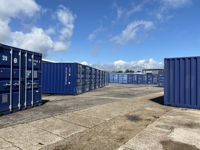 Storage Containers 20 x 8ft - Eastbourne