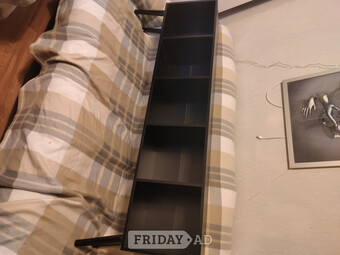 Cube storage cabinet in black 