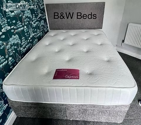 D/V EMPEROR 1000 POCKET MATTRESS WITH 2 DRAWERS BASE & HB - KING in Rotherham