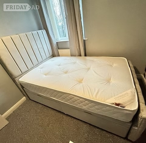 Rotherham KING - DELUXE LINED SIDE LIFT DIVAN OTTOMAN