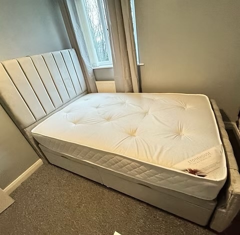 Rotherham KING - DELUXE LINED SIDE LIFT DIVAN OTTOMAN