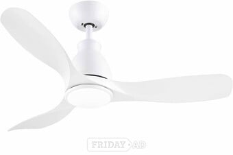 CJOY 42" Ceiling Fan 6 Speed with Light & Remote – Very Quiet 