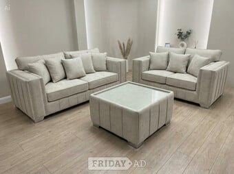 Cream 2+3 Seater Lilly Sofa