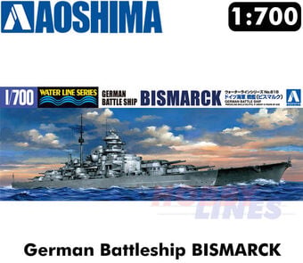 KM Bismarck 1941, model kit.