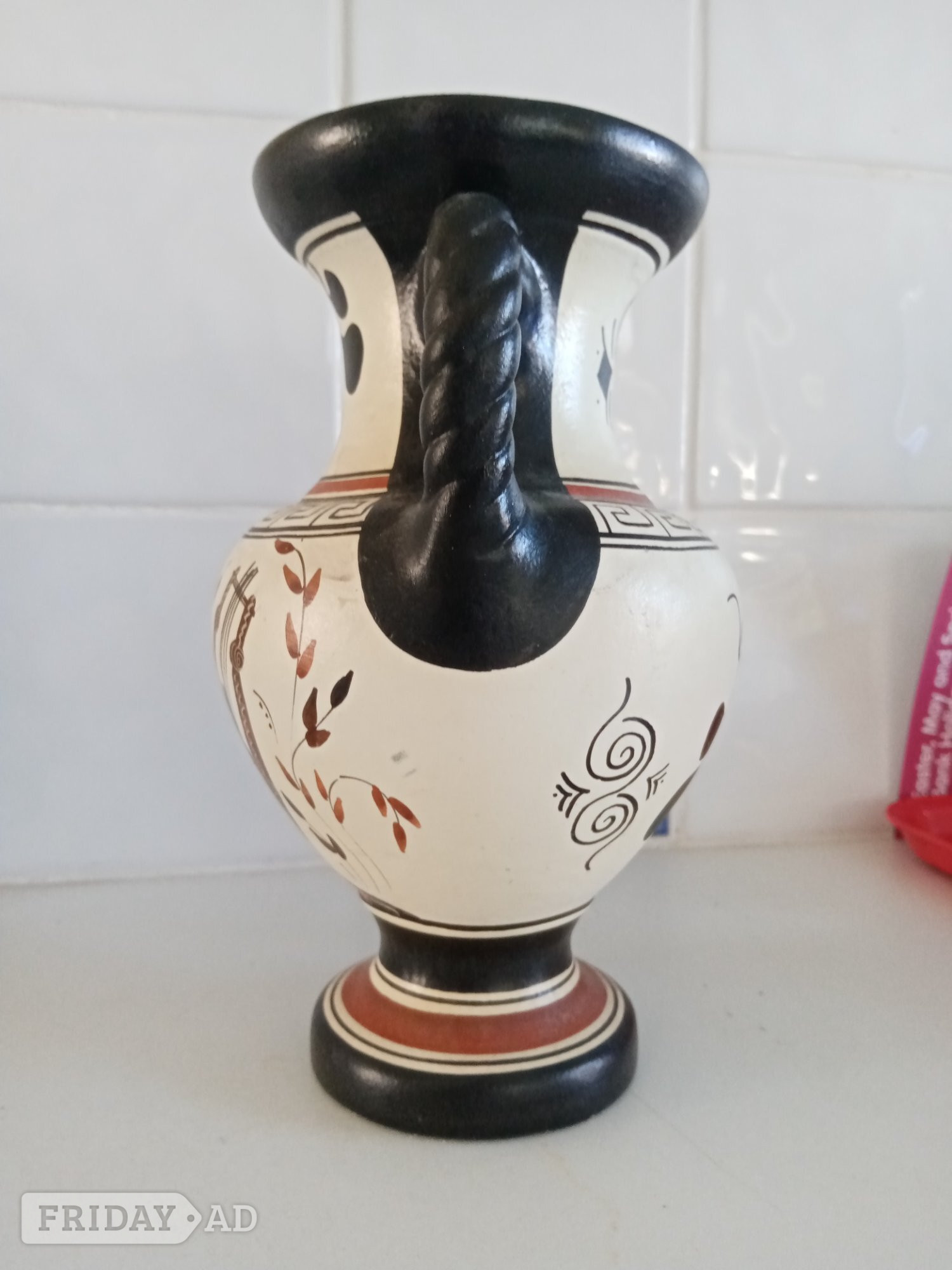 Beautiful Second Hand Replica of Greek Ancient vase, good condion - Antiques & Collectables in Peacehaven