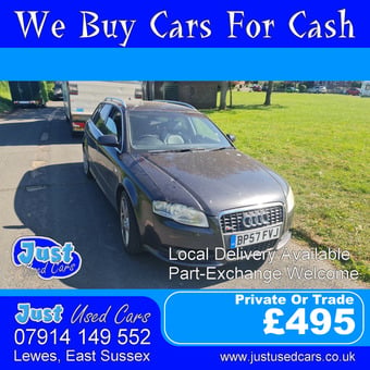 Audi A4 2.0 Avant S Line TDI 140 Multitronic Auto 57 Reg 2008