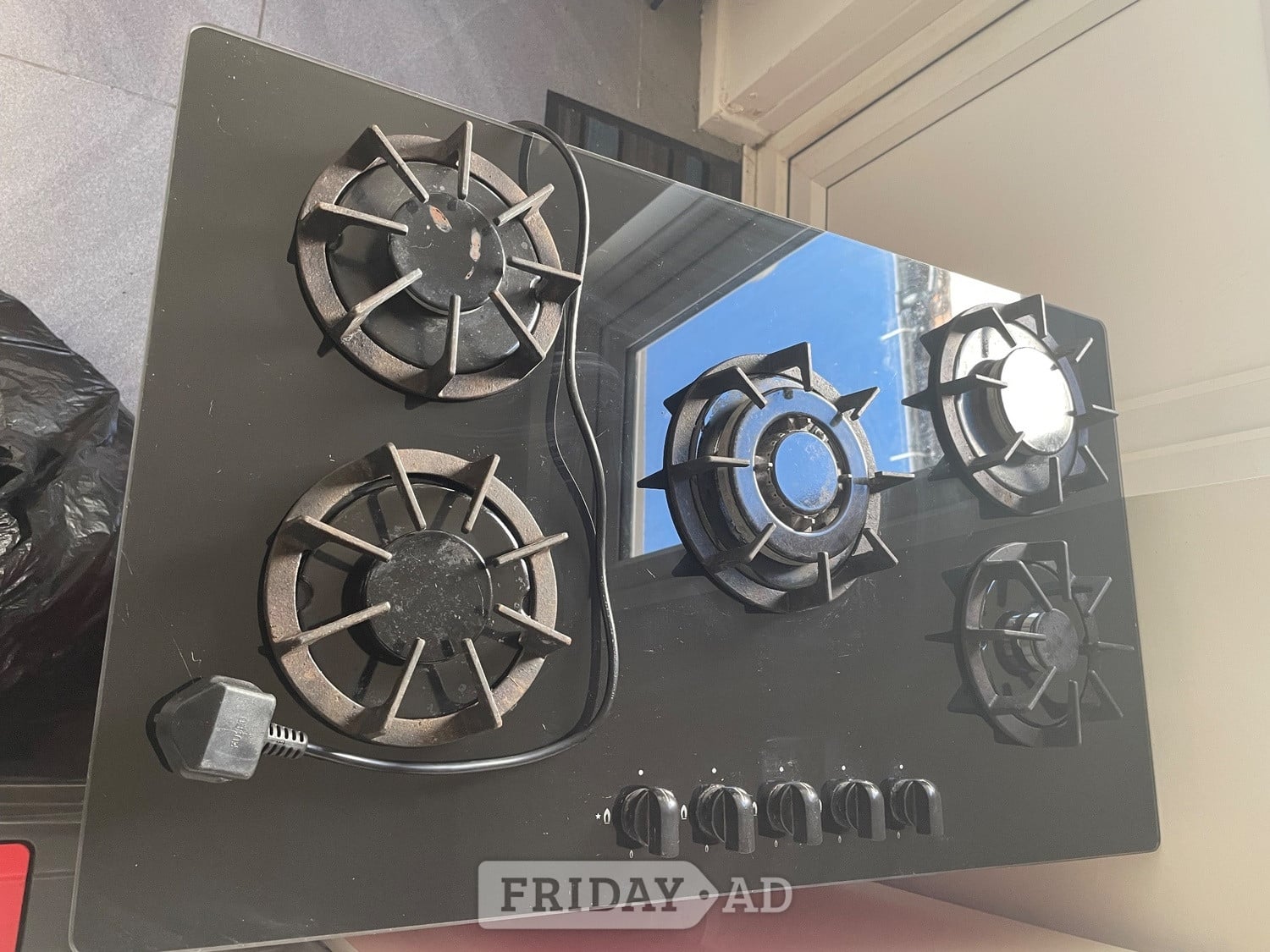 5 Ring Gas Burners Hob to be inbuilt into kitchen never been used in Bognor Regis